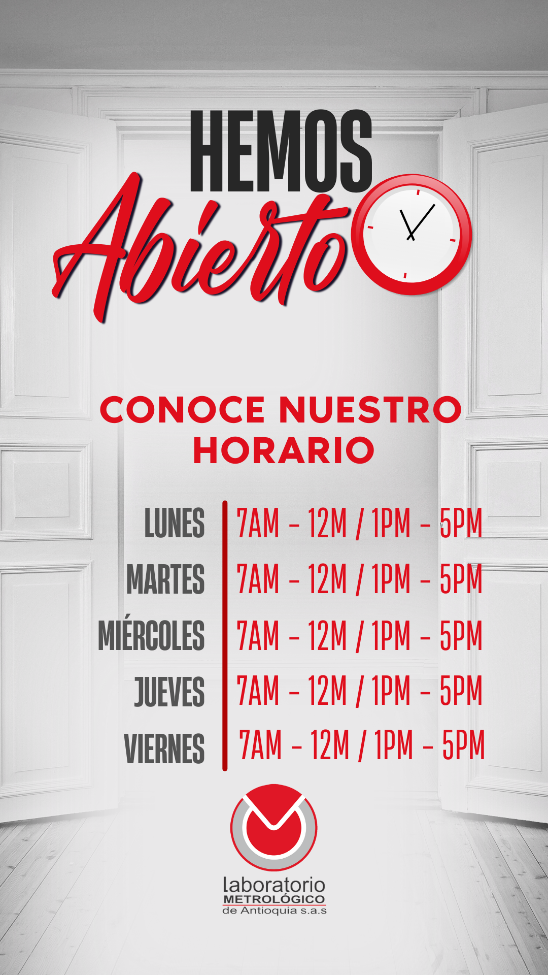 Horario de atención LMA